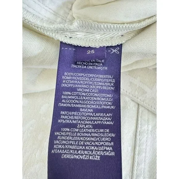 NWOT Ralph Lauren Purple Label Matchstick 160 Paint Splatter Skinny‎ Jeans $790 - Picture 14 of 15